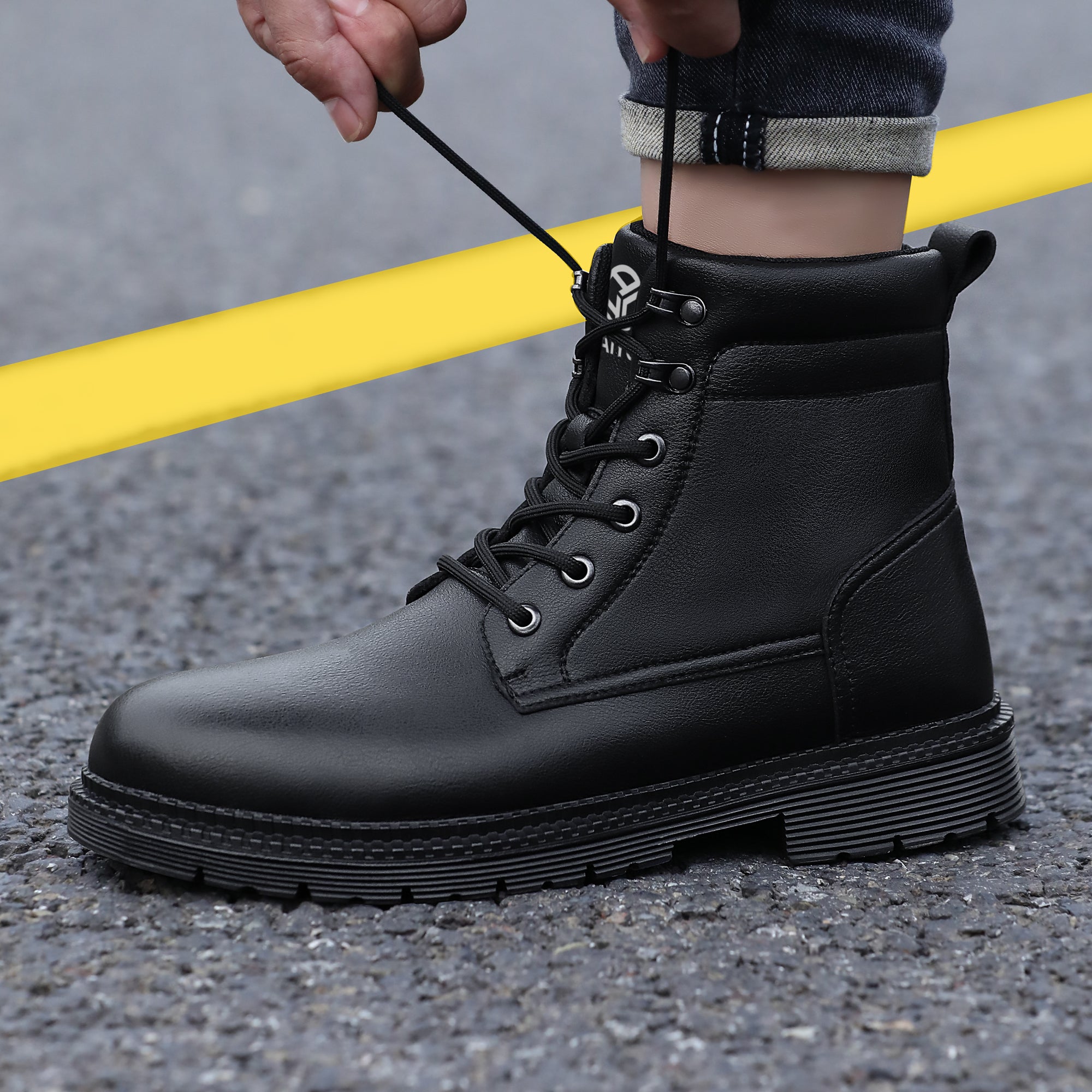 Mens Safety Boots Mens Shoes Panther AY417 safety shoes AIYO SHOES   