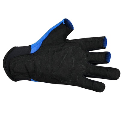 Octavia Safety Glove Short Finger Palm Padding Fabric Cut Resistant Wrist Closure Precision Glove Safety Gloves AIYO SHOES   