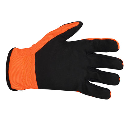 Lemax Hi Viz Orange Reflector Safety Glove Lemax Knuckle Protection Safety Glove Work Outdoor Safety Gloves AIYO SHOES   