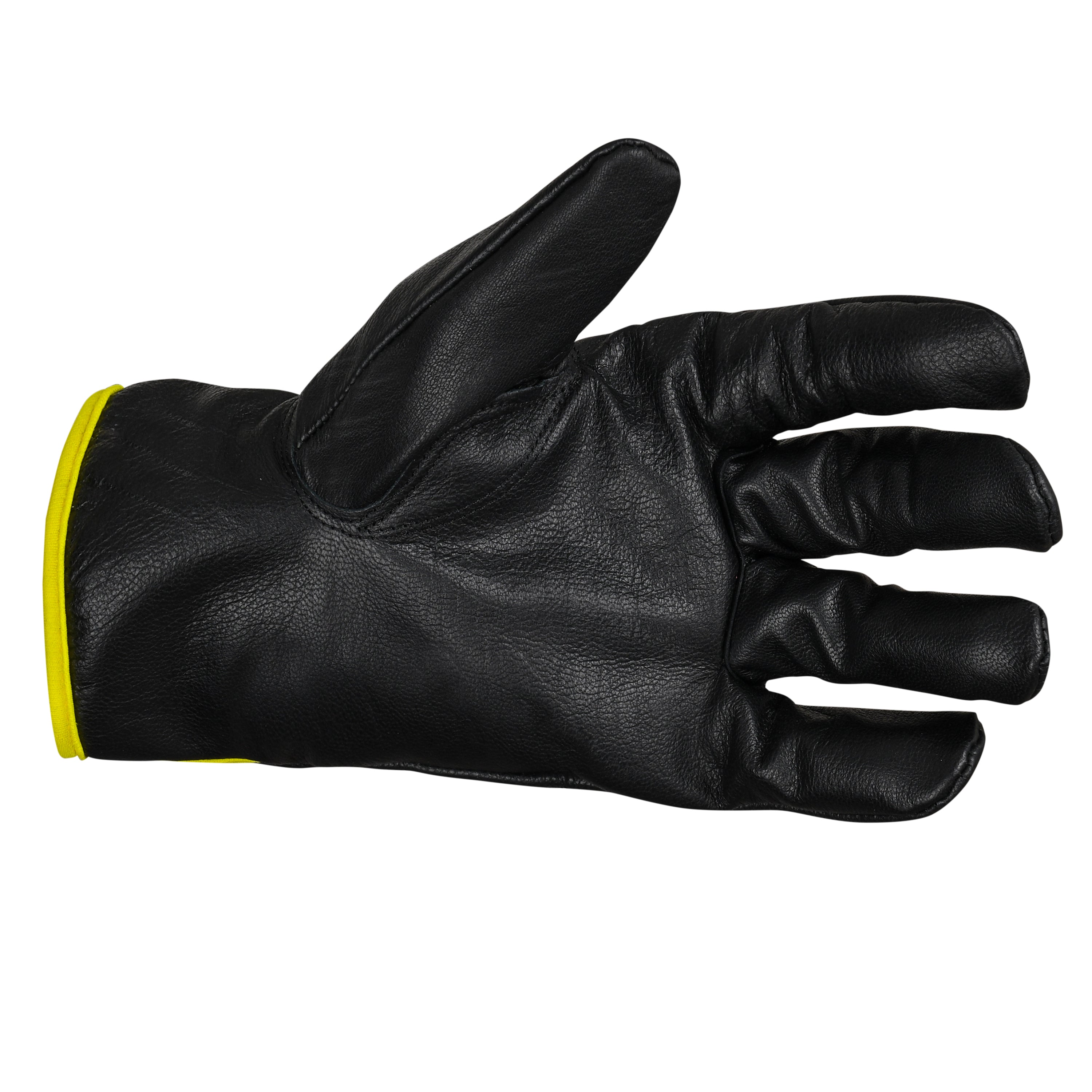 Ultra Safety Glove Driving Gardening General DIY Black Buffalo Leather - Polyester Binding Tape Safety Gloves AIYO SHOES   