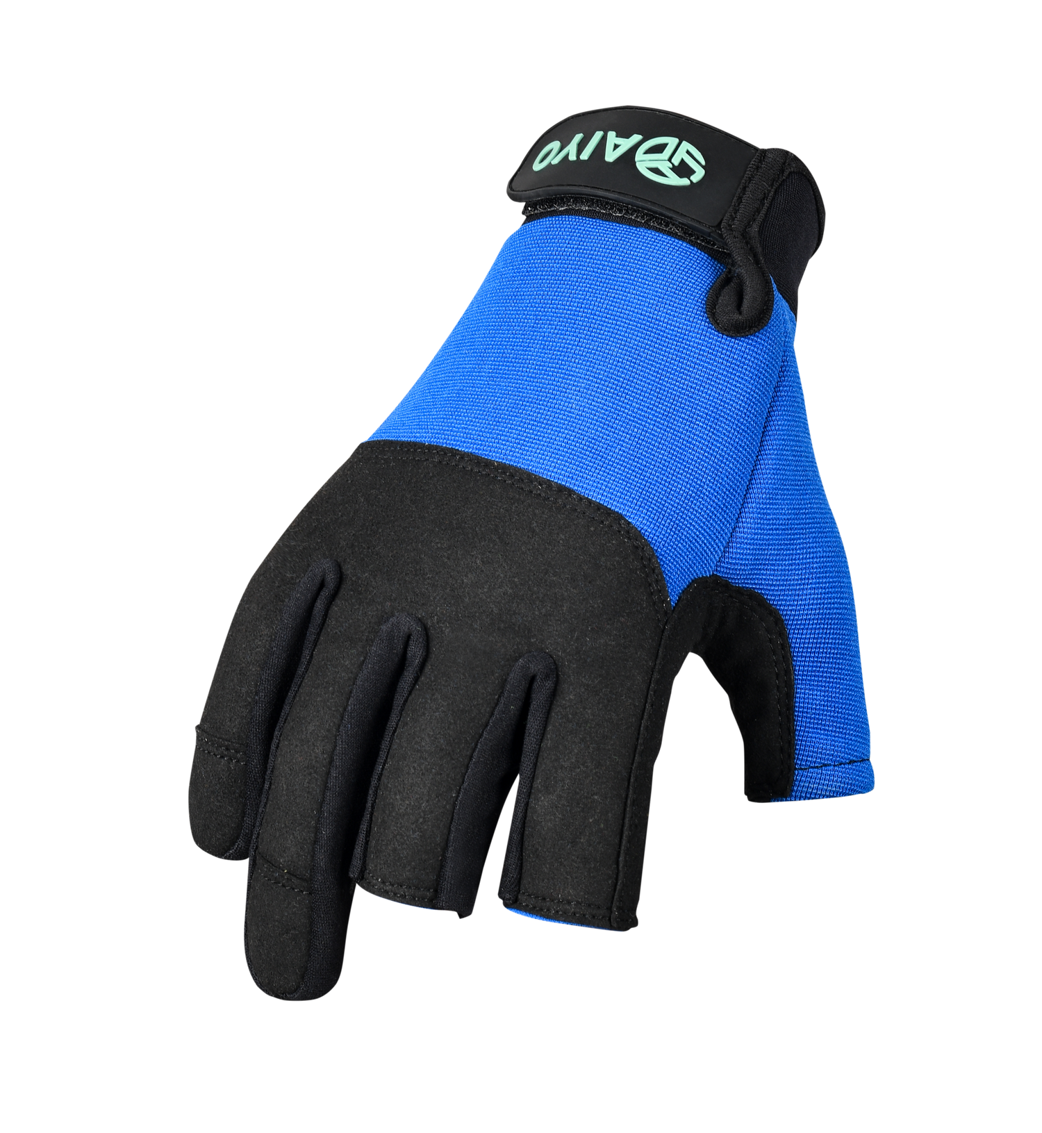 Octavia Safety Glove Short Finger Palm Padding Fabric Cut Resistant Wrist Closure Precision Glove Safety Gloves AIYO SHOES   