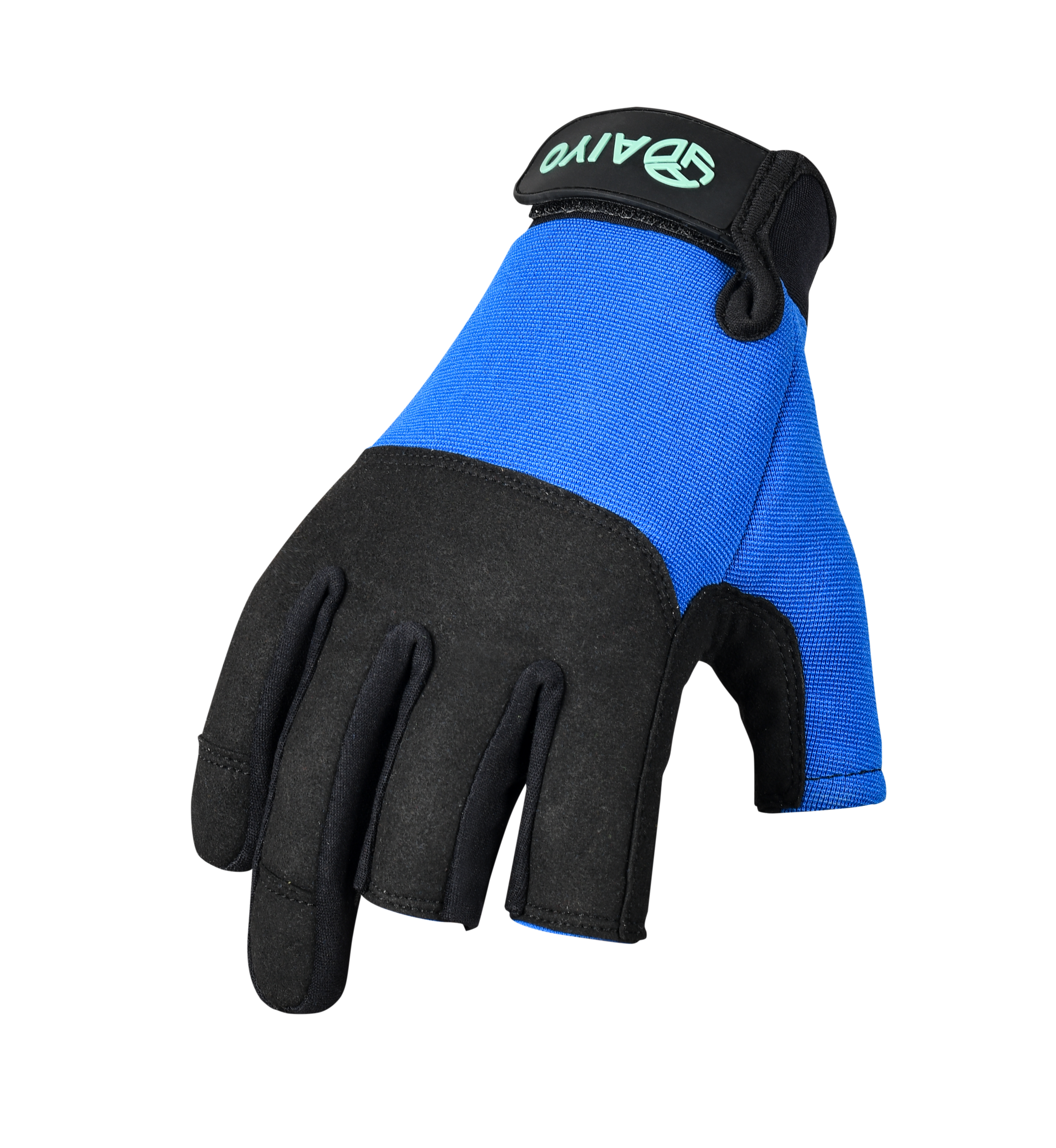 Octavia Safety Glove Short Finger Palm Padding Fabric Cut Resistant Wrist Closure Precision Glove Safety Gloves AIYO SHOES   