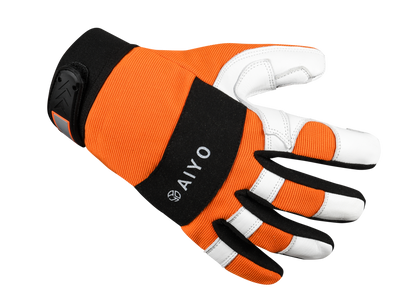 Chainsaw Gloves 12-Layer Protection on Left Hand, Safety Forestry Work Gloves Safety Gloves AIYO SHOES   