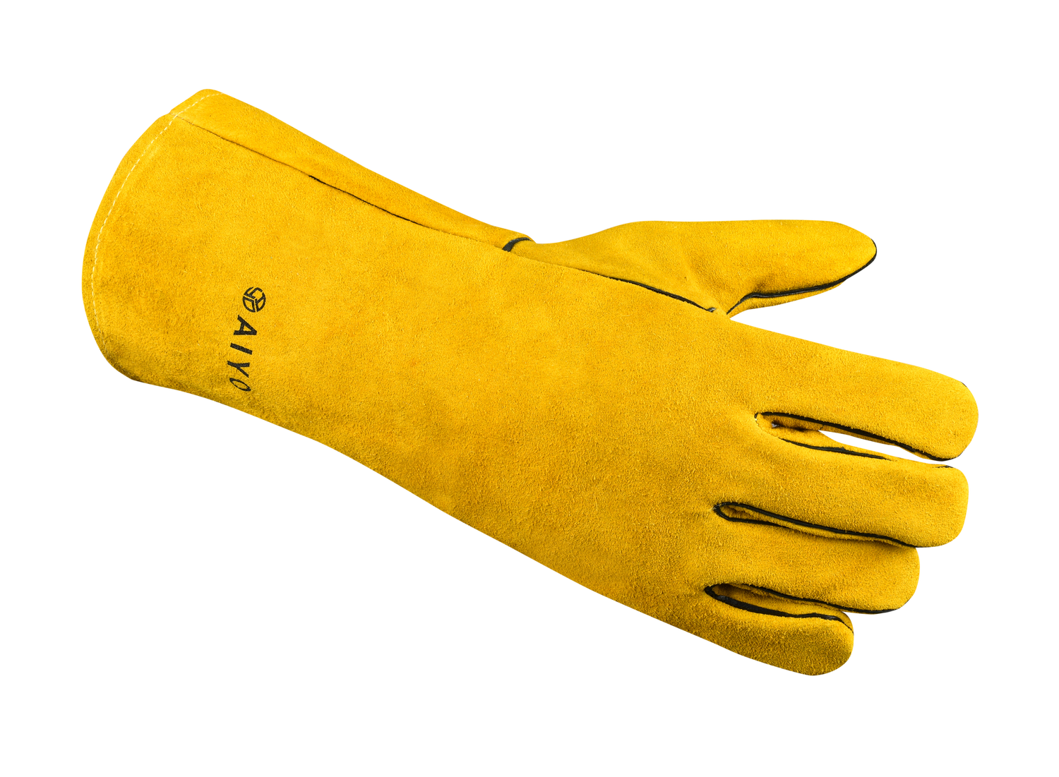 Velda Fire Safety Glove BBQ Welding Gauntlets Tan Full Sleeve Glove Safety Gloves AIYO SHOES   