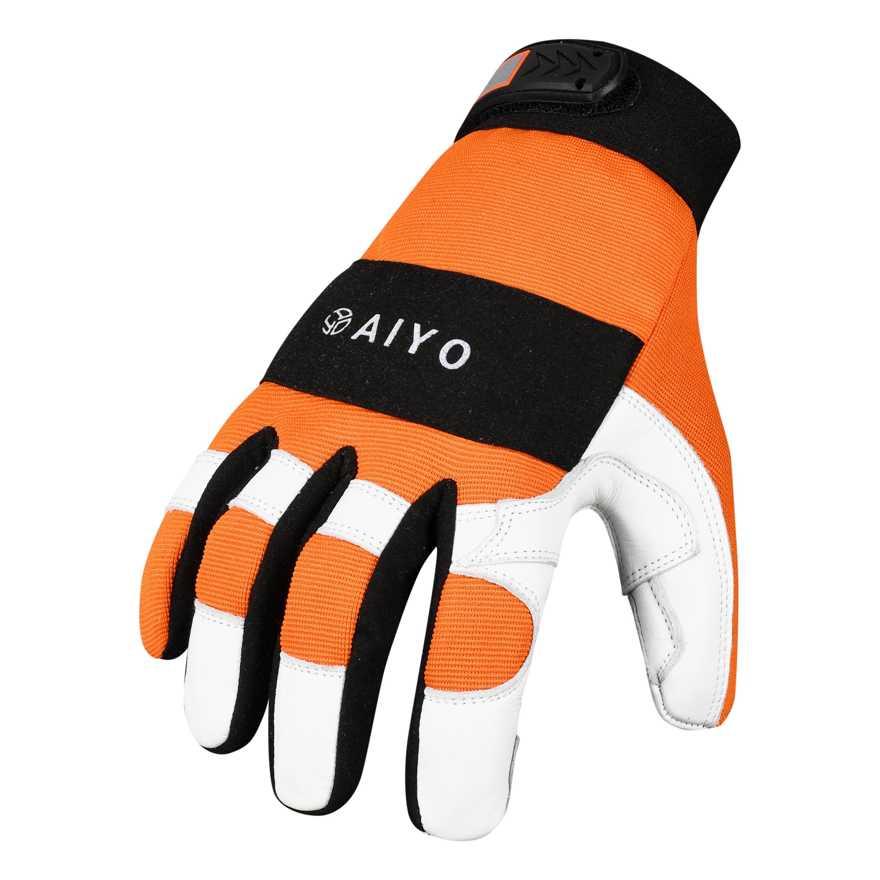 Chainsaw Gloves 12-Layer Protection on Left Hand, Safety Forestry Work Gloves Safety Gloves AIYO SHOES   